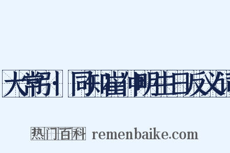 大常引·同知崔仲明生日反义词是什么意思的图片